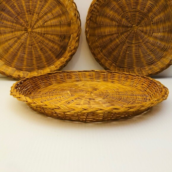 Country Primitive Beachy Boho Vintage Wall Basket Decor - Picture 7 of 11